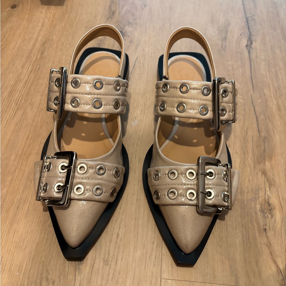 Ganni flats size 35
